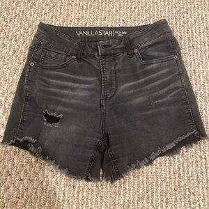 High-Waisted Black Jeans